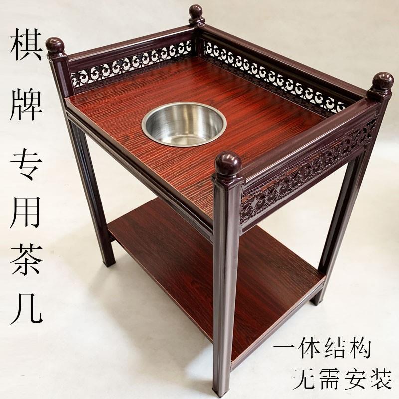 麻將機旁小茶幾棋牌室茶樓專用茶水架鋼木實木茶幾麻將桌配件在類目 商業/辦公傢俱, 酒店傢俱, 棋牌桌中 - 來自Buy2taobao.com提供專業的淘寶代購服務