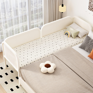 儿童拼接床铁艺加宽神器婴儿床宝宝大人可睡床边无甲醛侧边加宽床