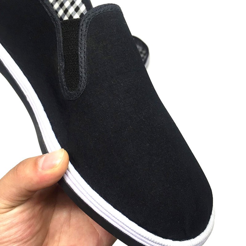 厂家直销轮胎底老北京黑布鞋男款手工千层底中老年防滑塑胶司机鞋|ruв категории Мужская обувь, холст обувь - от Buy2taobao.com для оказания профессиональной услуги покупки агента Taobao