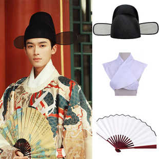 乌纱帽男士飞鱼服锦衣卫帽子新郎翼善冠儿童状元帽宋官帽