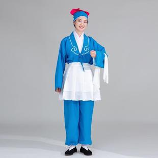 戏曲服装男店小二小苍娃演出服艄公书童武大郎船夫戏剧服装茶衣裙