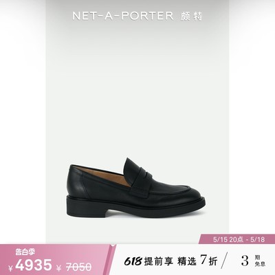 [经典款]GIANVITO ROSSI女皮革乐福鞋NAP/NET-A-PORTER颇特