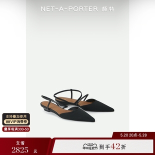 NAP NET PORTER颇特 折扣 Neous 秋冬女平纹布皮革凉鞋