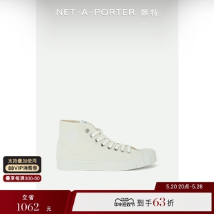 NAP PORTER颇特 NET Spalwart 早春女仿旧亚麻帆布高帮鞋 新品