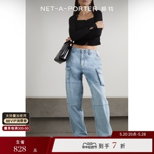 [经典款]Rag＆Bone 女高腰直筒牛仔裤netaporter