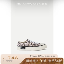 [折扣]ARTICLE NO. 女豹纹帆布运动鞋netaporter