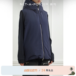 女连帽鹅绒羽绒马甲NAP PORTER颇特 Jil Sander 款 NET 经典