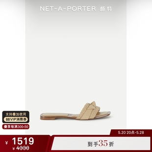 女蝴蝶结麻皮革凉鞋 Alexandre PORTER颇特 Birman NET NAP