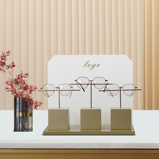 眼镜店精品高柜烤漆金属陈列架橱窗展示架太阳镜墨镜陈列装饰道具