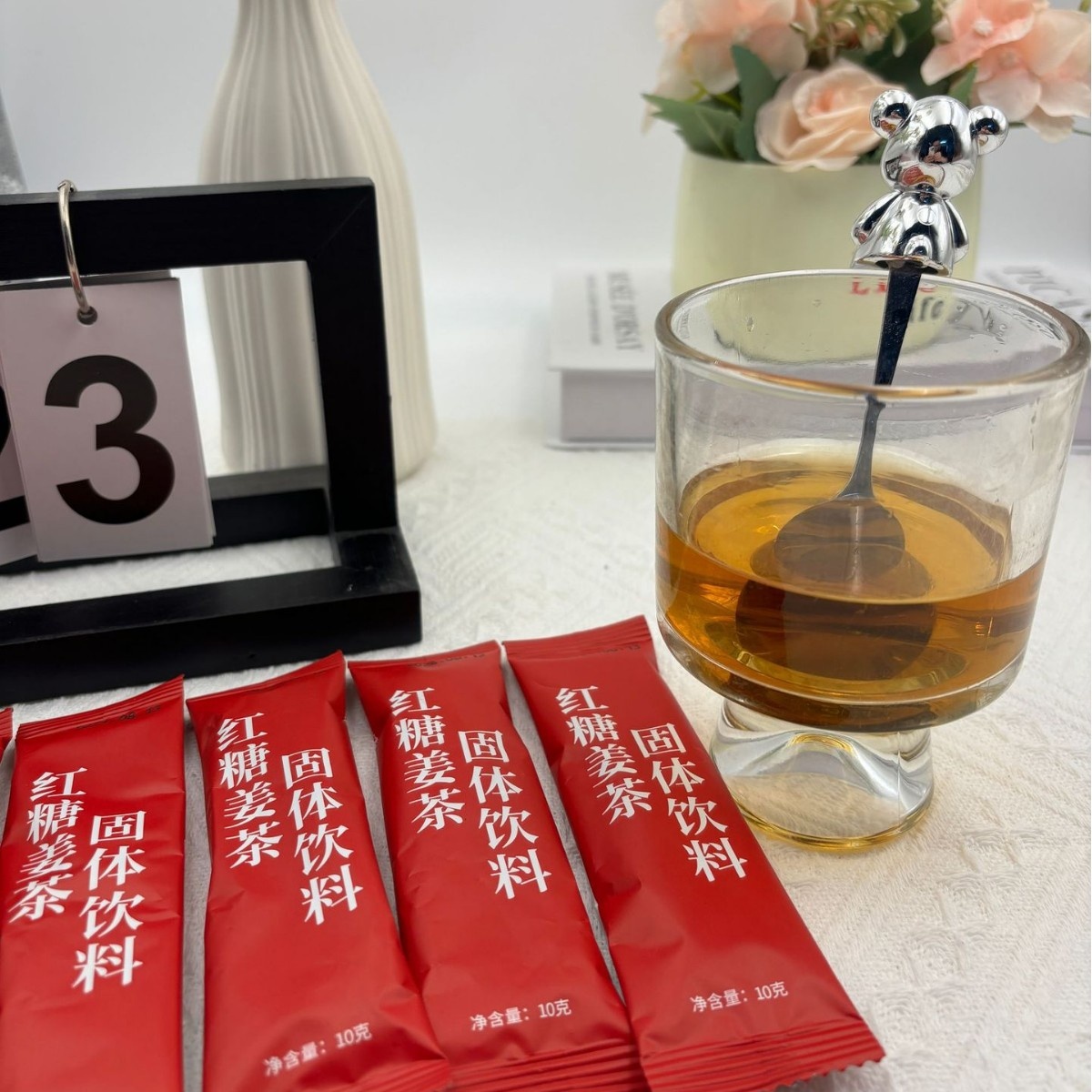 红糖姜茶颗粒冲剂10g*袋固体饮料姜汁糖茶一件红糖水姜汤小黄姜