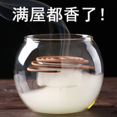 天然檀香盘香香薰沉香原木木料家用熏香卧室内厕所卫生间持久留香