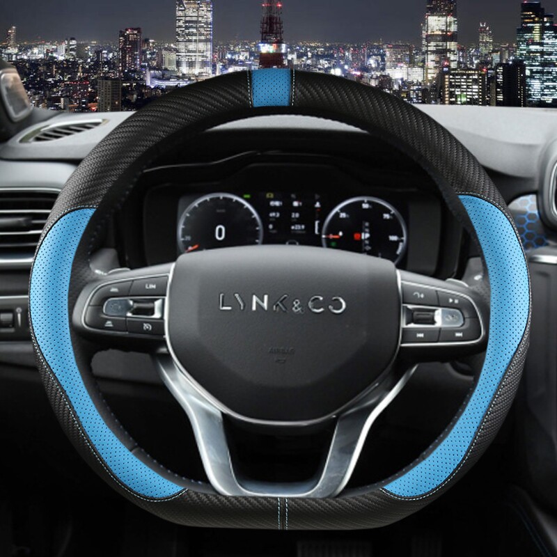 适用于领克01 02 03改装夏季改装方向盘套 内饰免缝四季通用装饰