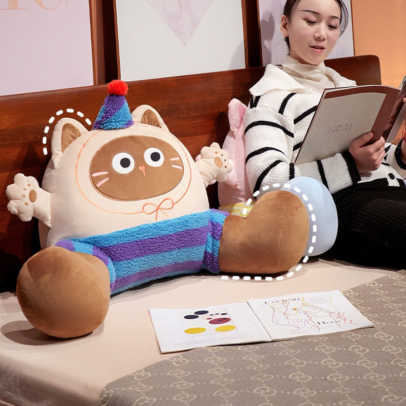 卡通可爱床头靠垫软包大靠背宿舍看书玩手机护腰枕睡觉抱枕靠枕女,居家布艺,床头靠垫,淘宝优惠券,粉丝福利购,淘宝优惠卷