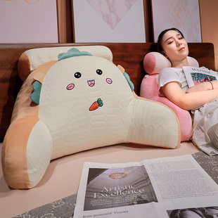 乳胶床头靠垫软包大靠背宿舍床上看书靠枕孕妇枕头护腰沙发抱枕女