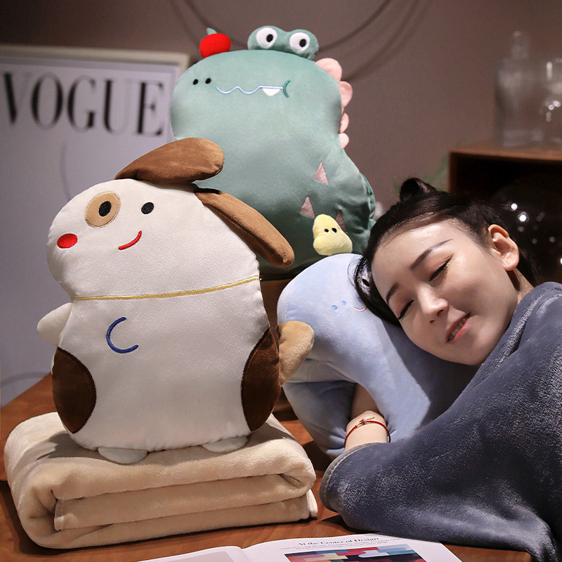 抱枕被子两用办公室午休毯子二合一枕头沙发汽车靠枕加厚折叠被子,居家布艺,抱枕被,淘宝优惠券,粉丝福利购,淘宝优惠卷
