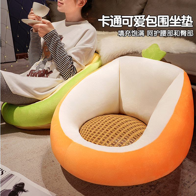 坐垫办公室久坐屁垫椅子垫靠背一体学生宿舍?椅垫榻榻米地上椅垫,居家布艺,椅垫,淘宝优惠券,粉丝福利购,淘宝优惠卷