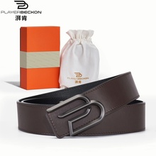 湃肯PlayerBeckon2025新款高尔夫皮带男女同款百搭双面腰带