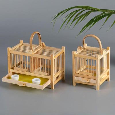 手工竹编蝈蝈笼子精品竹子养罐蟋蟀饲养箱知了盒子蚂蚱蛐蛐饲养盒