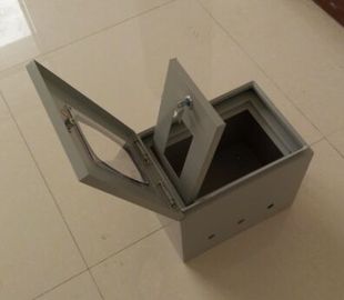 双层流量计防护箱/单层蒸汽分体流量积算仪表箱子内开孔152*76