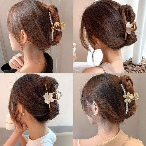 金属抓夹女大号高级感发卡