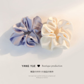 法式 缎面猪大肠发圈ins高级感网红公主落难无痕发绳简约肥肠头绳