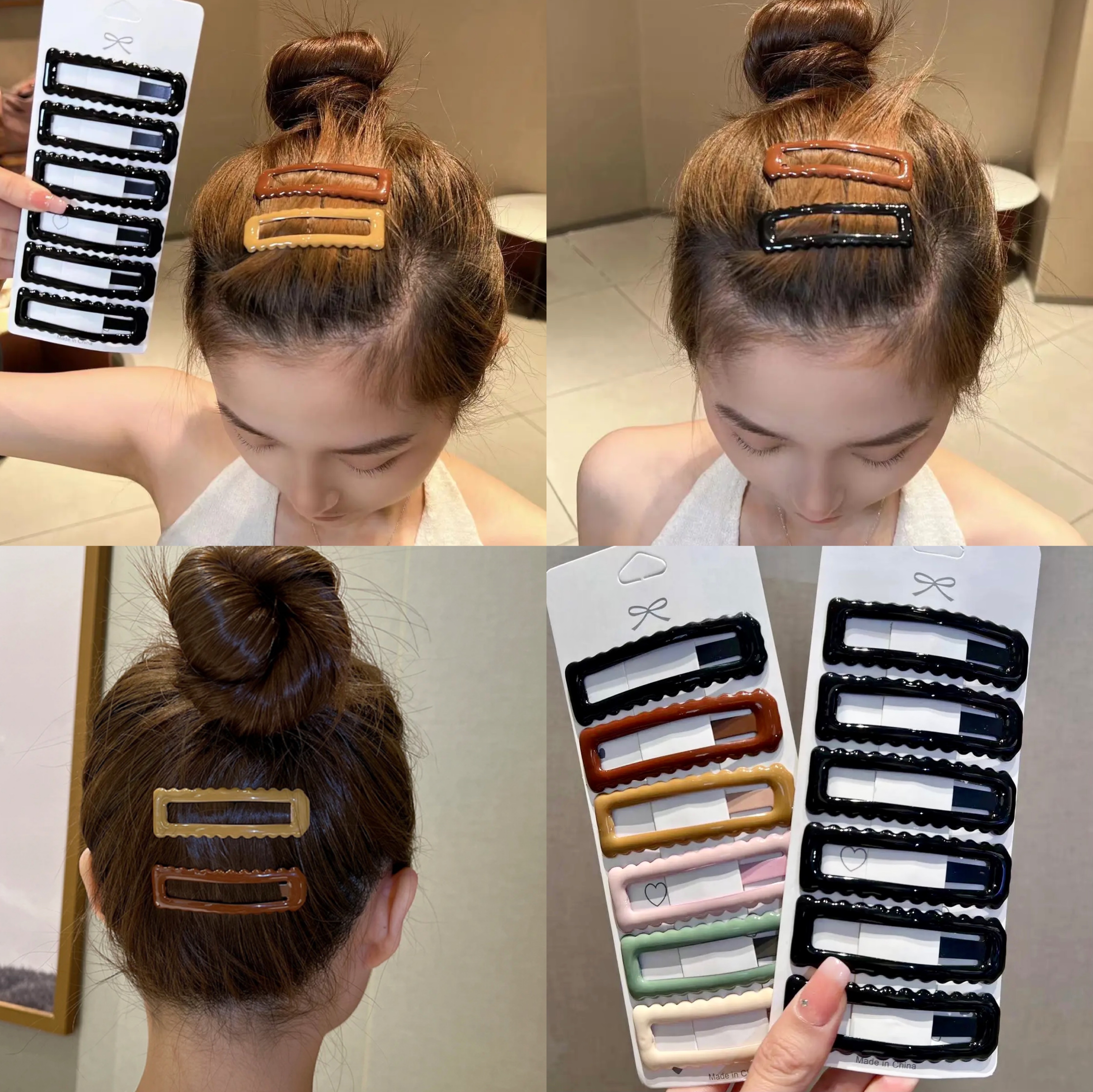 仰岳发夹侧边刘海夹碎发bb夹