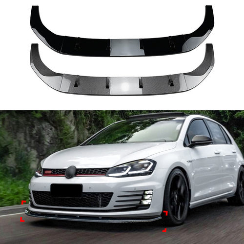 适用大众高尔夫7 高7 Golf MK7 GTI R Rline 2013-16前唇前铲改装