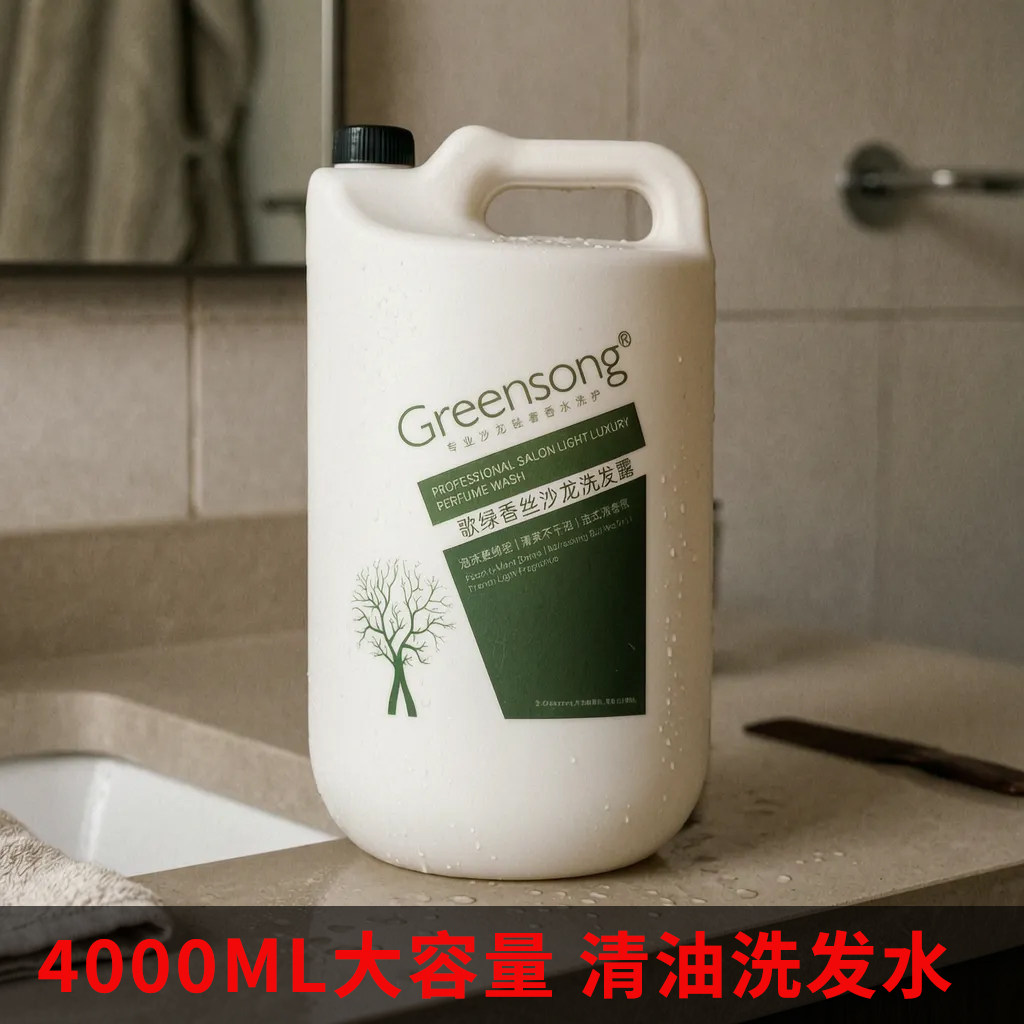 发歌沙龙桶装去油清爽洗发露