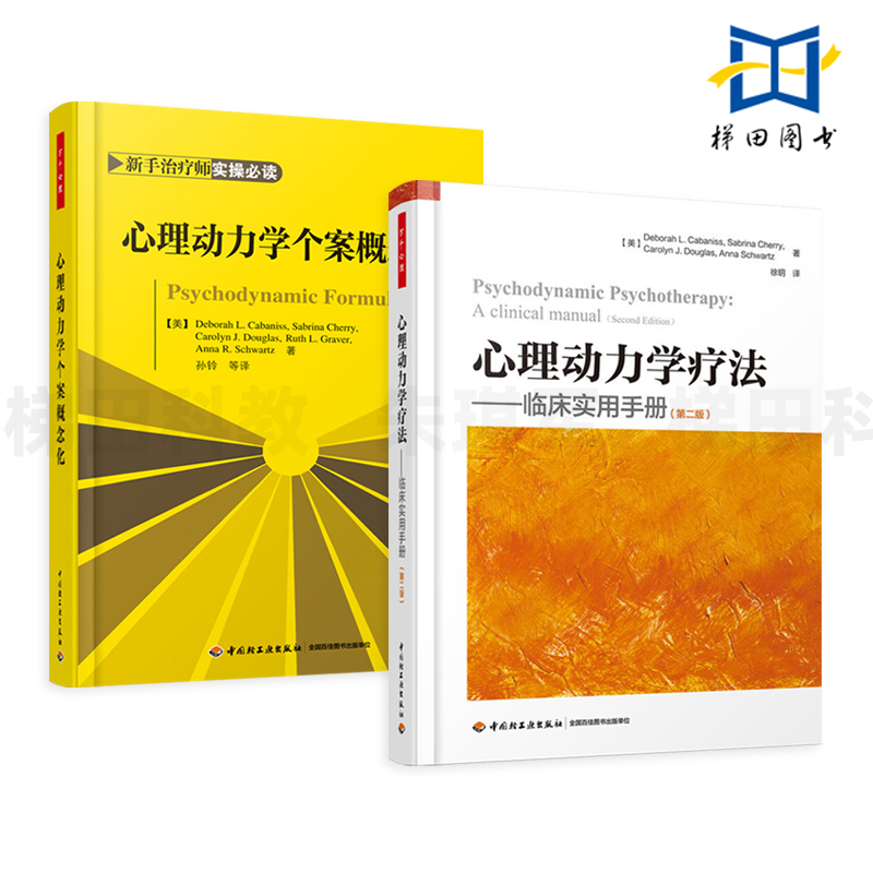 2册 心理动力学疗法 临床实用手册+心理动力学个案概念化 万千心理 谈话治疗技术心理动力学疗法核心技术 心理治疗师教材 心理咨询
