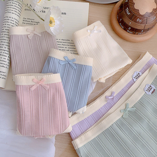 新疆棉简约柔软包臀中腰少女内裤 5A抗菌婴儿棉 主打一个舒适