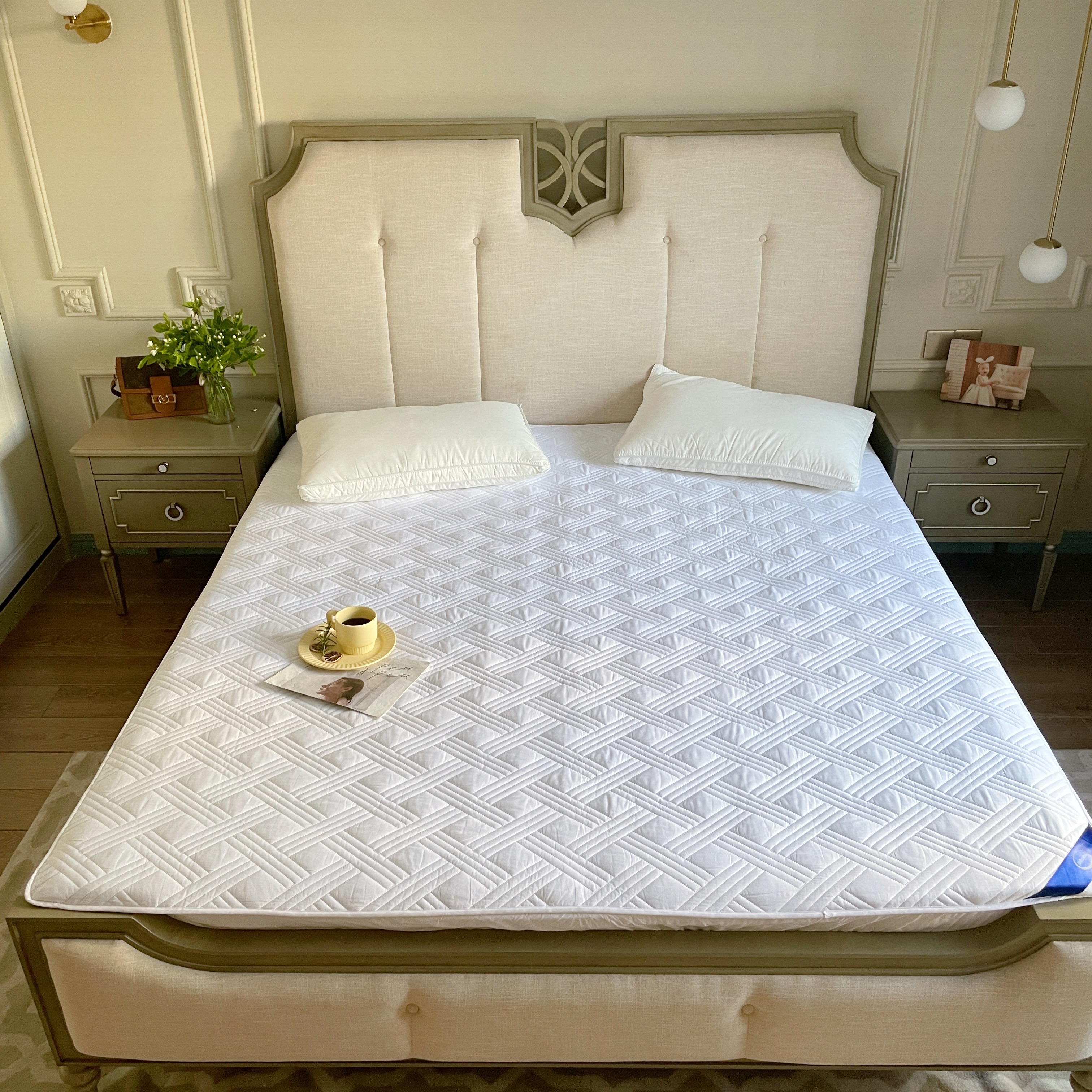 实体店关门 清仓酒店床笠贡缎 1.51.8米全棉360度全包高品质床品