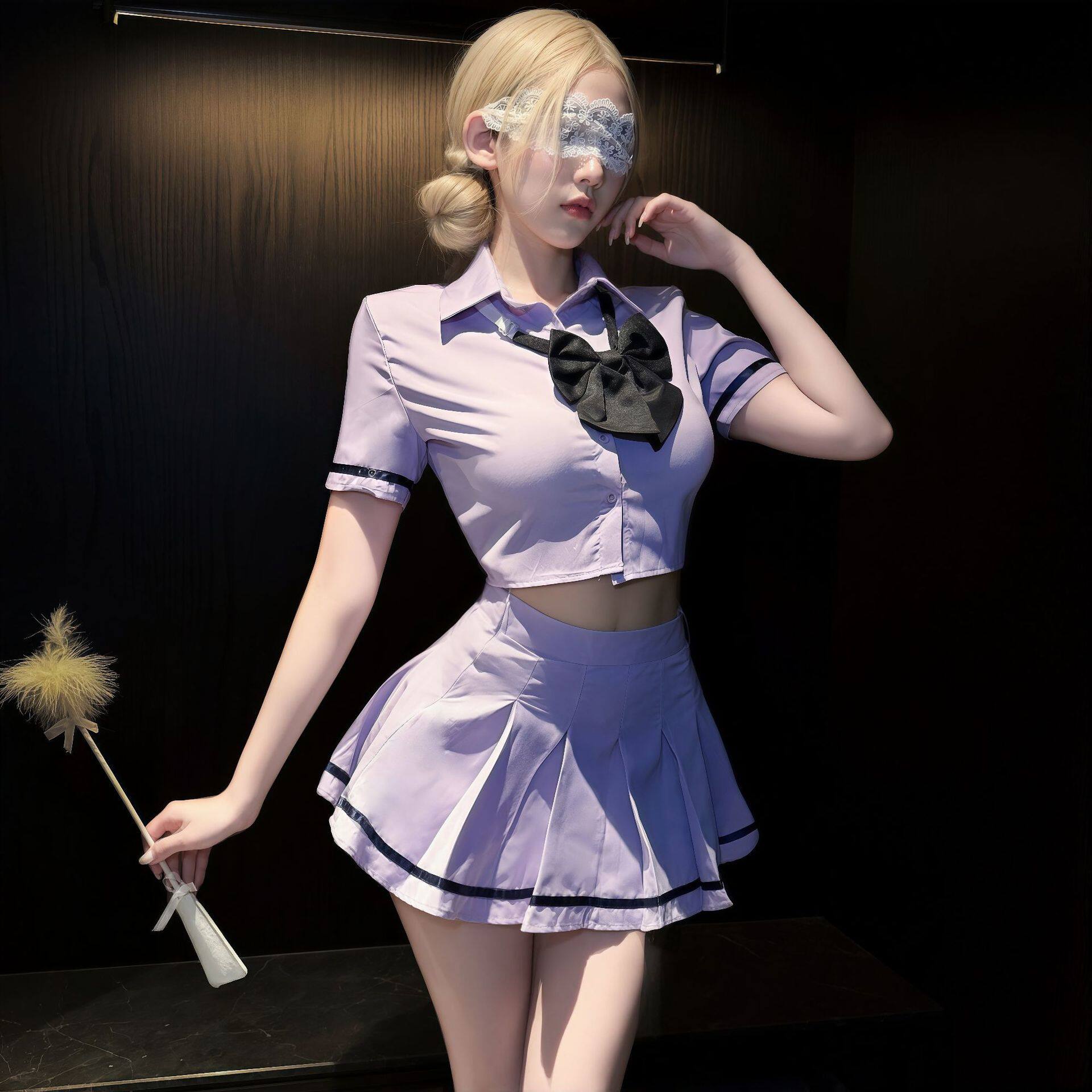 性感辣妹学院风衬衫制服cos套装