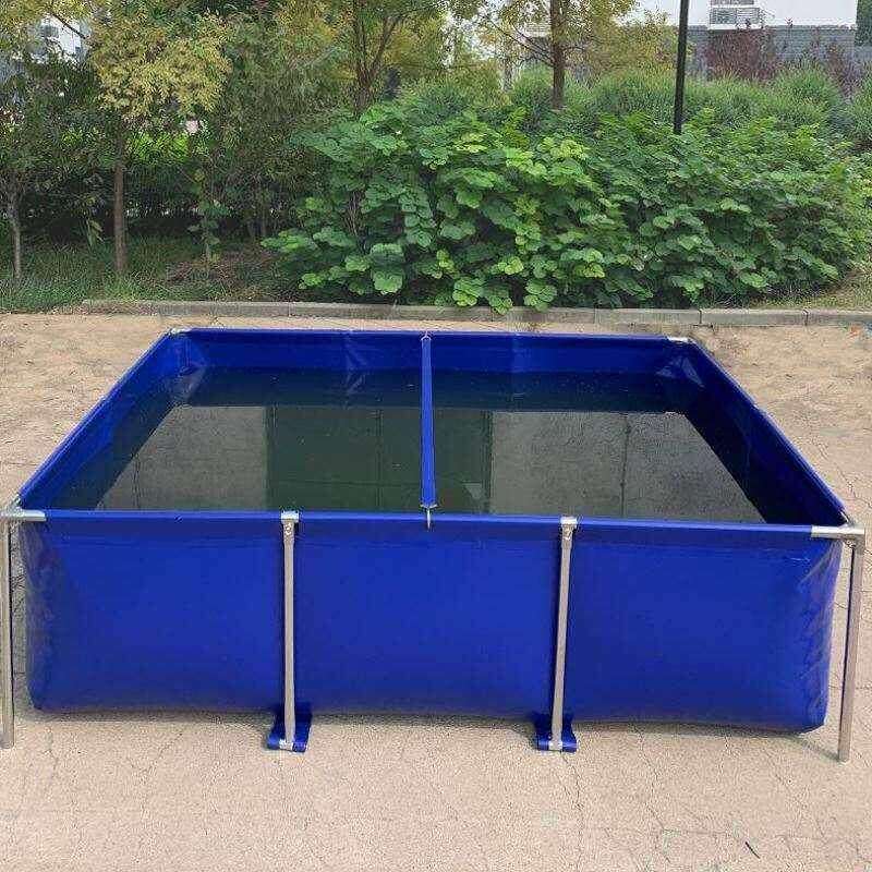 水箱新款加厚庭院菜市场帆布鱼池养鱼池鱼摊位创意锦鲤鱼饲养场.