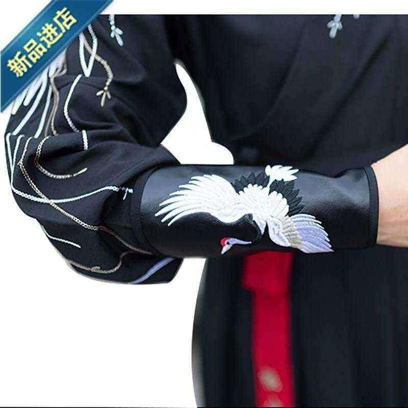 保暖便宜长款加厚日常防滑清新传统布料f适合精致实用汉服护腕