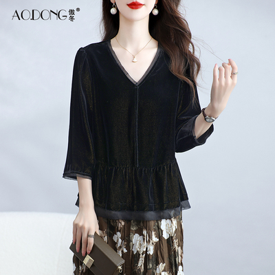 2025新款高端真丝上衣