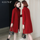 羊毛呢子修身 傲冬2021新款 高端双面零羊绒大衣女中长款 妈妈外套秋