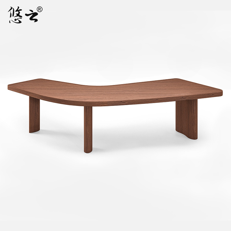 悠云柚木实木北欧办公室书桌