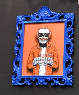 dione 装饰画墙壁装饰后现代彩色朋克个性幽默骷髅陈设软装