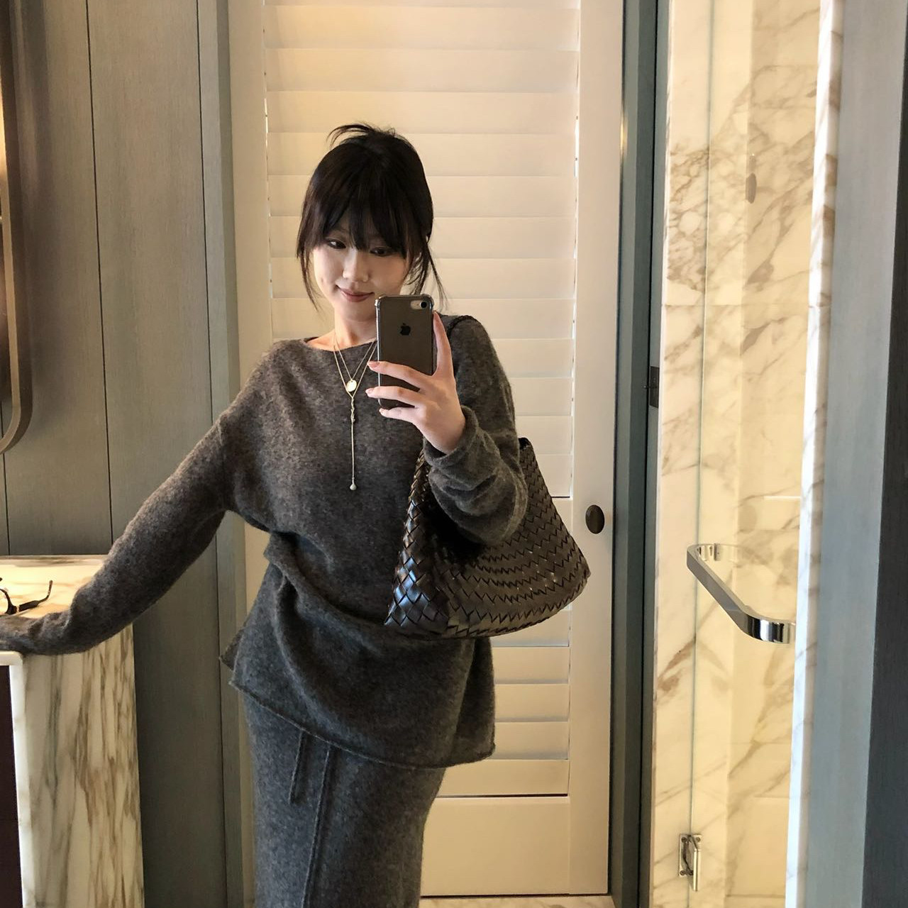 2026年春羊毛慵懒风宽松针织衫含马海毛针织衫女设计感小众高级感