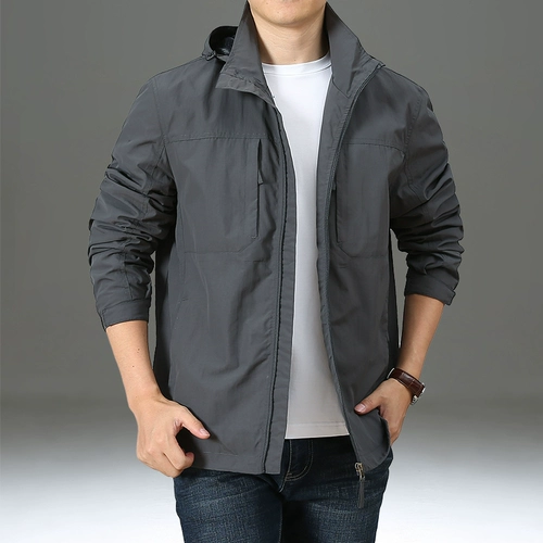 Мужская демисезонная дорожная куртка для отдыха, свободный крой