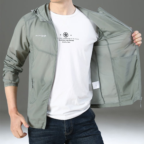 夏季防晒衣透气冰丝户外服男皮肤
