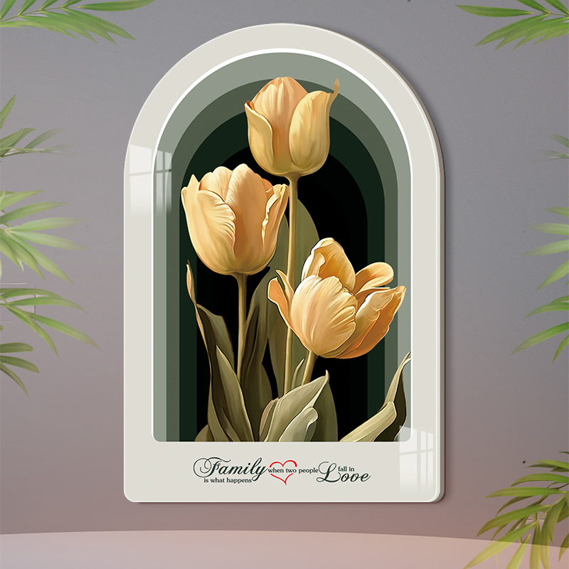 墙面破损遮丑贴立体亚克力装饰画