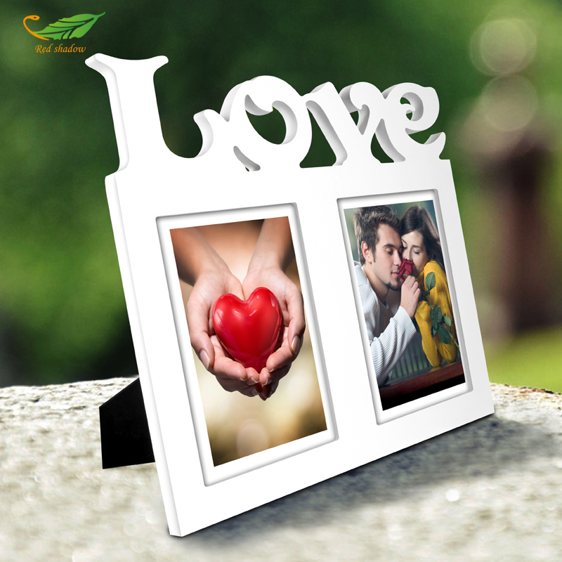 7寸组合相框摆台简约框架创意木质相片框送女友情侣LOVE连体相框|ruв категории Домашний быт, рамка/рамка - от Buy2taobao.com для оказания профессиональной услуги покупки агента Taobao
