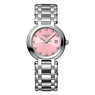 正品 浪琴LONGINES瑞士手表心月系列石英钢带女表L8.122.4.99.6