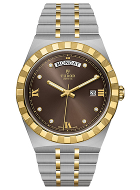 全新正品帝舵TUDOR皇家系列自动机械钢带瑞士手表镶钻商务男表