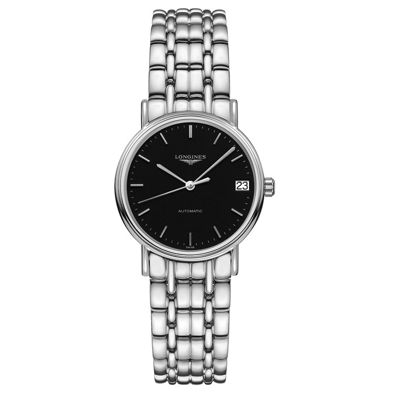 瑞士原装浪琴LONGINES手表时尚系列机械钢带女士腕表防水女表