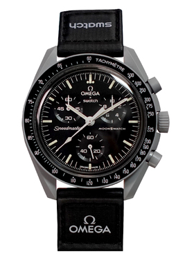 欧米茄×斯沃琪联名款行星系列超霸石英运动男女表土星SO33M100