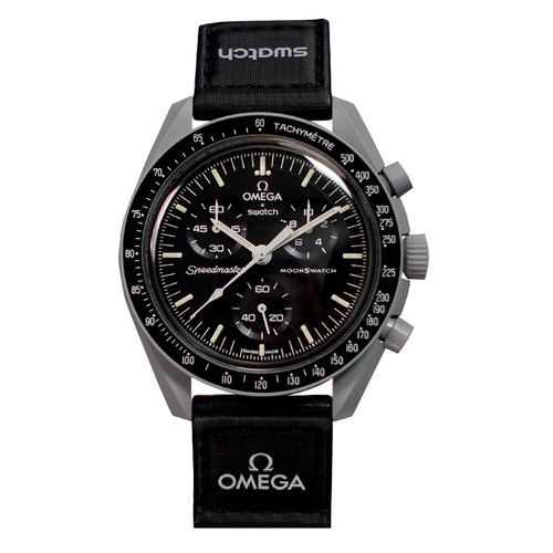 欧米茄斯沃琪联名款休闲腕表