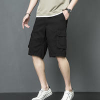 Summer new capri men's shorts, loose straight-leg casual sportswear, all-cotton multi-pocket workwear mid-length pants, breeches thumbnail 6