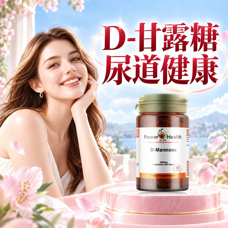 女性D-甘露糖胶囊搭蔓越莓泌尿系统感染尿路健康私密处护理保健品